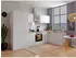 Respekta KBL310WWCGKEG 310 x 172 cm Weiß-Butcher Nussbaum