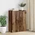 vidaXL Wall kitchen cabinet with 2 doors aged wood 69.5 x 34 x 90 cm