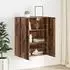 vidaXL Wall kitchen cabinet with 2 doors aged wood 69.5 x 34 x 90 cm