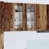 vidaXL Lucca wall kitchen cabinet aged wood with 6 shelves (set of 2) 40 x 31 x 80 cm