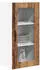 vidaXL Lucca wall kitchen cabinet aged wood with 6 shelves (set of 2) 40 x 31 x 80 cm