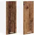 vidaXL Wall kitchen cabinet aged wood with white (set of 2) 30 x 31 x 80 cm