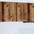 vidaXL Wall kitchen cabinet aged wood with white (set of 2) 30 x 31 x 80 cm