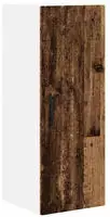 vidaXL Wandschrank PORTO Altholz 30 x 31 x 80 cm Holzwerkstoff