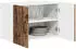 vidaXL Wall kitchen cabinet Kalmar aged wood with door set of 2 60 x 31 x 40 cm