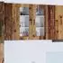 vidaXL Wall kitchen cabinet Kalmar aged wood with 2 doors and 6 shelves 40 x 31 x 80 cm