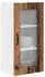 vidaXL Wall kitchen cabinet Kalmar aged wood with 2 doors and 6 shelves 40 x 31 x 80 cm