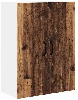 vidaXL Wall kitchen cabinet Kalmar aged wood with 2 doors and 3 shelves 60 x 31 x 80 cm