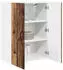 vidaXL Wall kitchen cabinet Kalmar aged wood with 2 doors and 3 shelves 60 x 31 x 80 cm