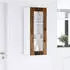 vidaXL Wall kitchen cabinet Kalmar aged wood with shelf 40 x 31 x 100 cm