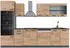 VICCO Küchenzeile R-Line 300 Anthrazit / Goldkraft (34937)