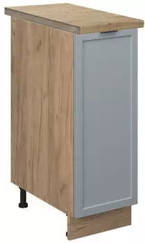 VICCO Apothekerschrank, Hellblau, Eiche Wotan 30x82x60 cm (800000829719)