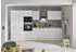 Stella Trading Turin Moderne ohne Elektrogeräte in Weiß Artisan Eiche Optik - Geräumige Einbauküche mit viel Stauraum - 360 x 211 x 60 cm (B/H/T) (84-KH5-17)