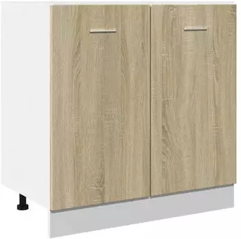 vidaXL Sp&uuml;lenunterschrank 80x46x81,5 cm Sonoma-Eiche