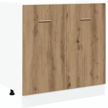 vidaXL Sp&uuml;lenunterschrank 80x46x81,5 cm Artisan-Eiche