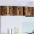 vidaXL Wall kitchen cabinet aged wood with shelf 80 x 31 x 40 cm