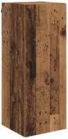vidaXL Wandschrank Altholz 34,5 x 34 x 90 cm Holzwerkstoff