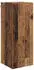 vidaXL Wall kitchen cabinet aged wood with metal handles 34.5 x 34 x 90 cm