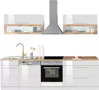 KOCHSTATION K&uuml;chenzeile "KS-Wien" Breite 270 cm, wahlweise mit E-Ger&auml;ten