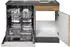Kochstation Spülenschrank KS-Trier 110 x 60 x 85 cm wotaneiche/grafit