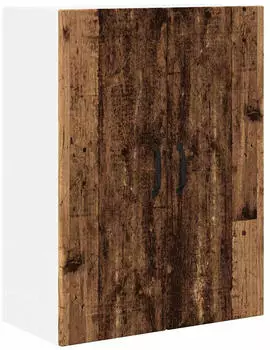 vidaXL Wall kitchen cabinet aged wood with wall shelf 60 x 31 x 80 cm