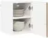 vidaXL Wall kitchen cabinet aged wood with door set of 2 30 x 31 x 40 cm