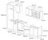VICCO R-Line 300cm bordeaux/anthrazit (34945)