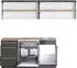 Held Möbel Wien Stellbreite 220 x 250 cm hochglanz grau/grafit Eiche sonoma (50291465)