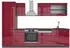 VICCO Bordeaux Anthrazit Holzwerkstoff Küchenblock echteckig 300x207x60 cm Küchen Küchenzeilen & Küchenblöcke Küchenzeilen ohne Geräte (800000827403)