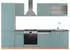 VICCO R-Line Blau-Grau/Goldkraft Eiche 300 cm AP Anthrazit Blau-Grau/Goldkraft Eiche | Front: Blau-Grau 300 cm x 207 cm x 60 cm (800000827318)