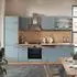 VICCO R-Line Blau-Grau/Goldkraft Eiche 300 cm AP Anthrazit Blau-Grau/Goldkraft Eiche | Front: Blau-Grau 300 cm x 207 cm x 60 cm (800000827318)