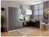 Respekta Küche Küchenblock Weiß Grau Malia 310x172 cm (KBL310WGCGKEG)