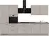 Nobilia Riva II Küchenzeile Betongrau/Steingrau 6 Schubladen 330cm (Riva II)