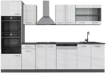VICCO R-Line 300cm anthrazit/wei&szlig; (34942)