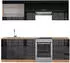 VICCO Fame-Line 240cm Hochglanz Eiche Anthrazit (38665)