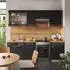 VICCO Fame-Line 240cm Hochglanz Eiche Anthrazit (38665)
