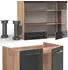 VICCO Fame-Line 240cm Hochglanz Eiche Anthrazit (38665)