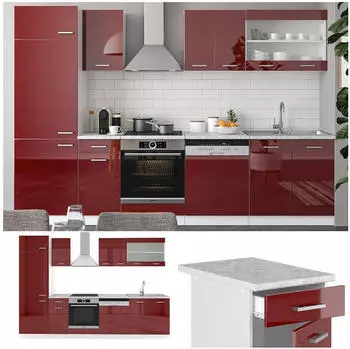 VICCO R-Line 300cm bordeaux (30520)