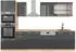 VICCO R-Line 300cm Eiche Anthrazit Hochglanz (37158)