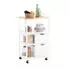 SoBuy Kitchen trolley 53 x 89 x 37 cm (FKW111) white