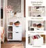 SoBuy Kitchen trolley 53 x 89 x 37 cm (FKW111) white
