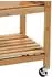 Kesper Küchenwagen Bambus Keramik 48x81x38 cm weiß