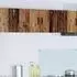 vidaXL Lucca wall kitchen cabinet aged wood with 4 shelves (set of 2) 40 x 31 x 40 cm