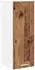 vidaXL Wall kitchen cabinet aged wood and white with shelf 30 x 31 x 80 cm