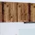 vidaXL Wall kitchen cabinet aged wood and white with shelf 30 x 31 x 80 cm