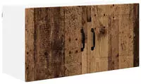 vidaXL Wandschrank PORTO Altholz 80 x 31 x 40 cm Holzwerkstoff