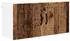 vidaXL Wall kitchen cabinet aged wood with wall shelf 80 x 31 x 40 cm