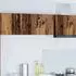 vidaXL Wall kitchen cabinet aged wood with wall shelf 80 x 31 x 40 cm