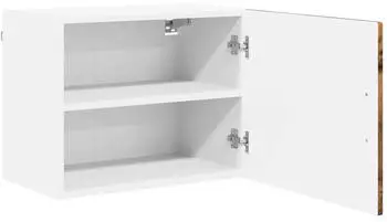 vidaXL Wall kitchen cabinet aged wood with door set of 2 50 x 31 x 40 cm