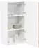 vidaXL Wall kitchen cabinet Kalmar aged wood with 1 door and 3 shelves 50 x 31 x 100 cm